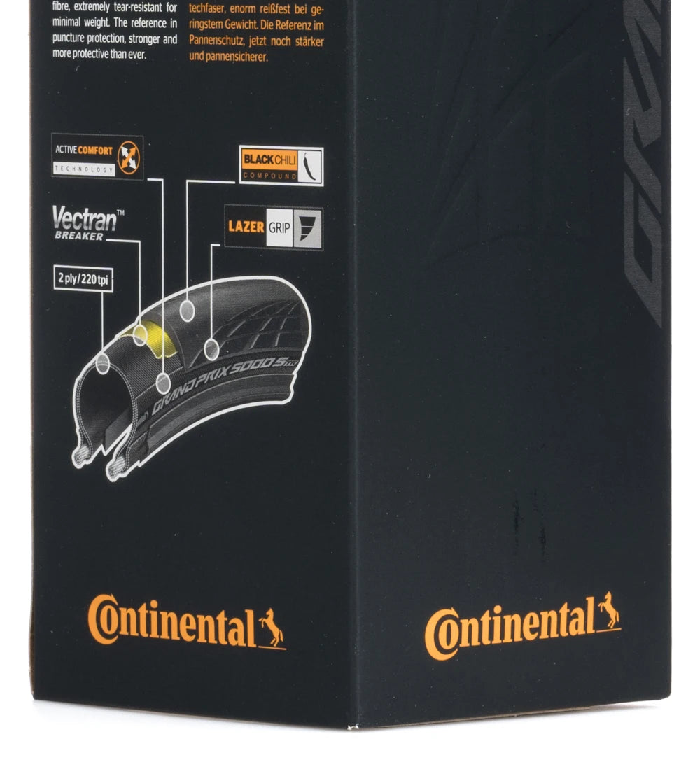 700X25C 25-622 BLACK TRANSPARENT CONTINENTAL GRAND PRIX 5000 S TR ROAD BICYCLE  TUBELESS TIRE BIKE TYRE
