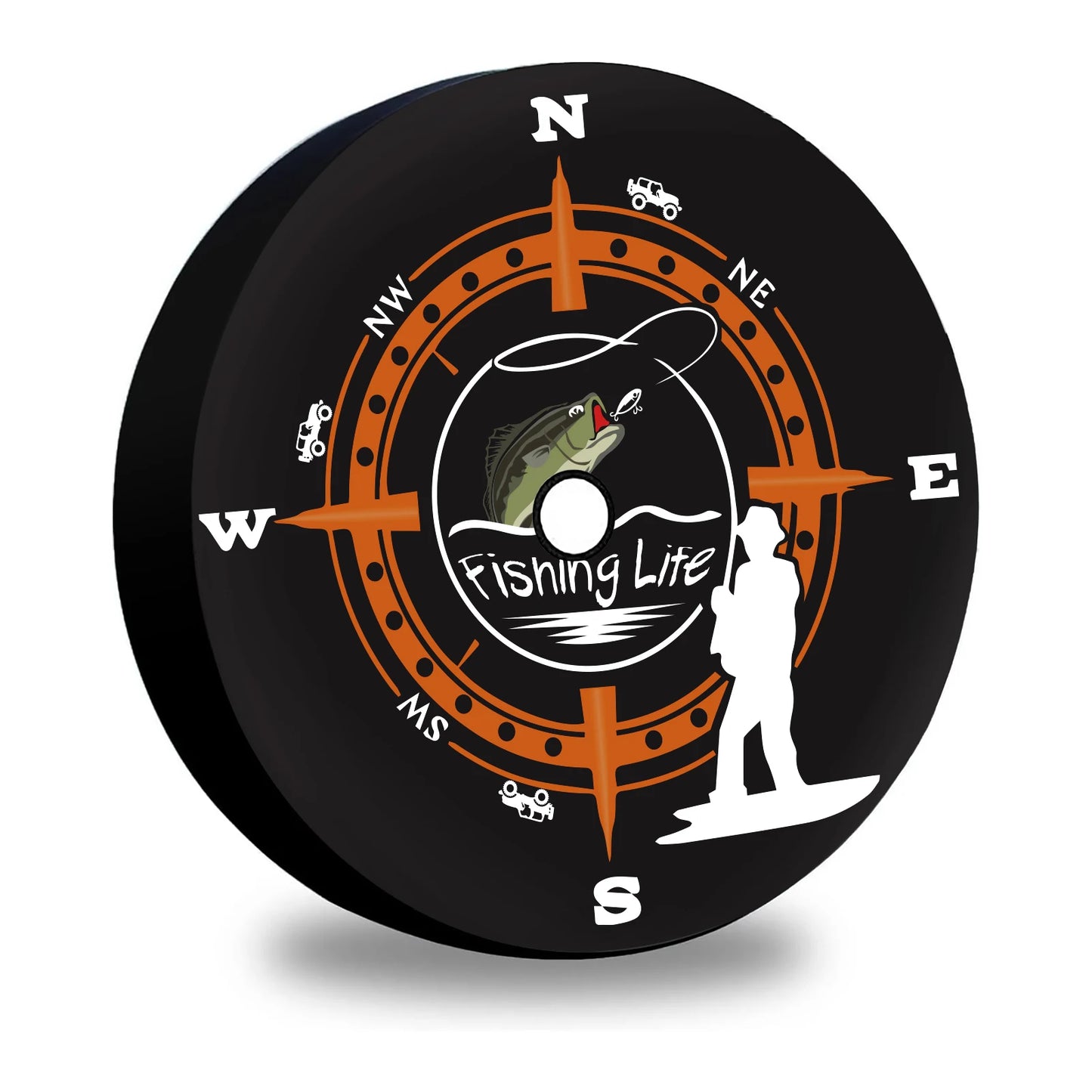 32 Inches Spare Tire Cover Universal Fit for Jeep Wrangler Rv SUV Truck Trailer Vehicles Back Wheel Cover Storage Bag Protector