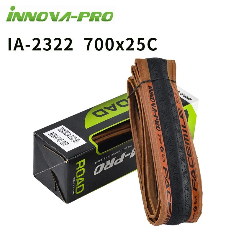 INNOVA Original 700c Road Bike Tire 700x23c/25c/27c/28c/30c Retro Travel Bicycle Out Tire 60/120 TPI Bike Tire Cycling Parts