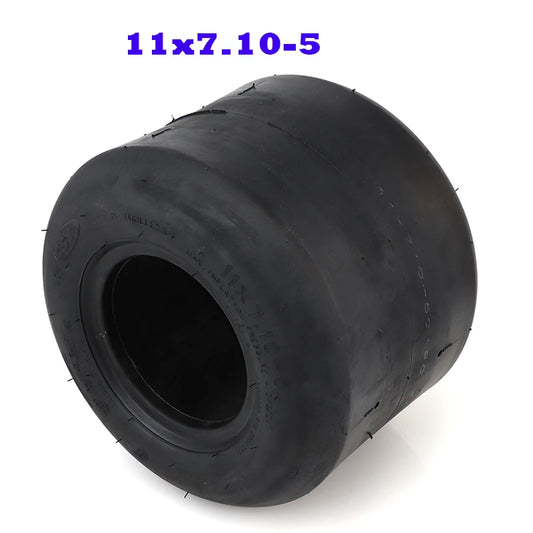 11x7.10-5 Tubeless Tires for 168 Kart Drift Car ATV 5 Inch Tires Rear Tires for Drift Wheel Modifications