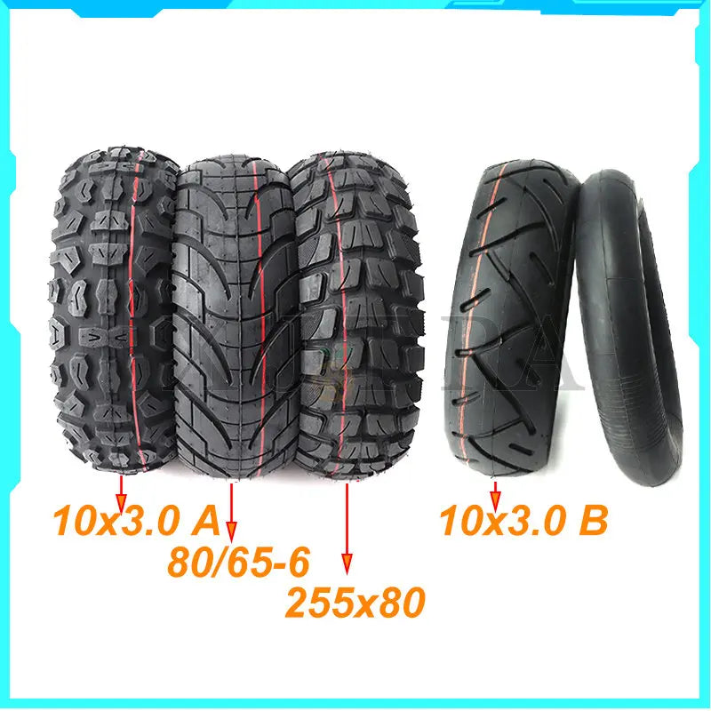 10 Inch Off Road City Tire Inner Tube Inflatable Tyre for Speedual Grace  Zero X Kugoo M4 Pro X3 255x80 80/65-6
