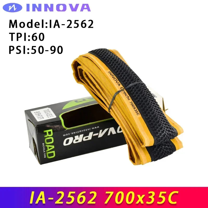 INNOVA Orochi IA-2562 700x32c/35c/38c Gravel Bicycle XC Off-Road MTB Bike Folding Tires 60-95 PSI Cycling Parts