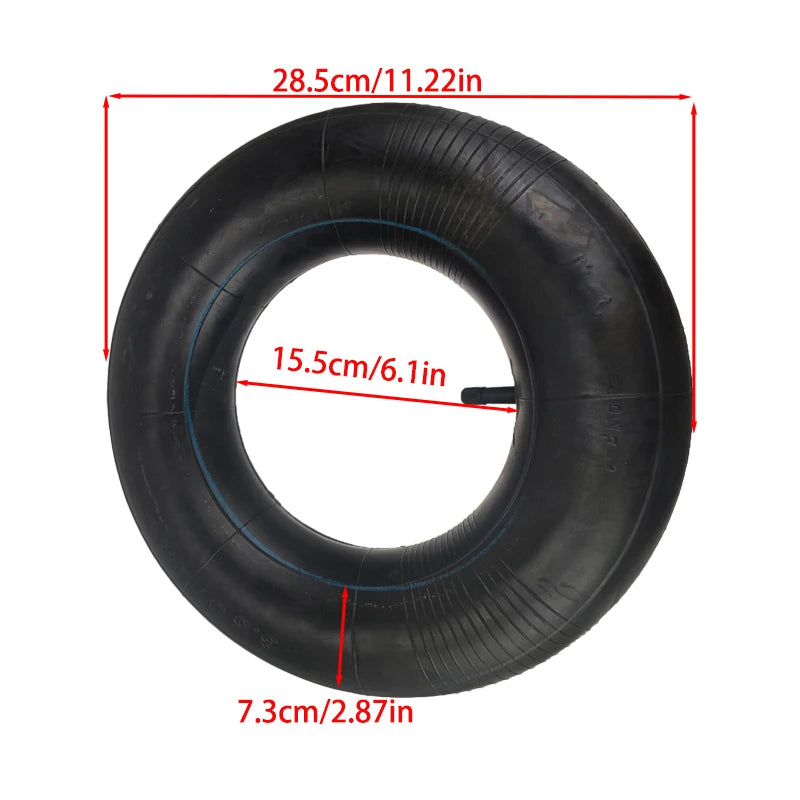 4.10/3.50-6 Replacement Tube with TR87 Bent Valve Stem Compatible with ,Hand Trucks and More 3.50-6 4.00-6 4.10-6 Tire Tubes
