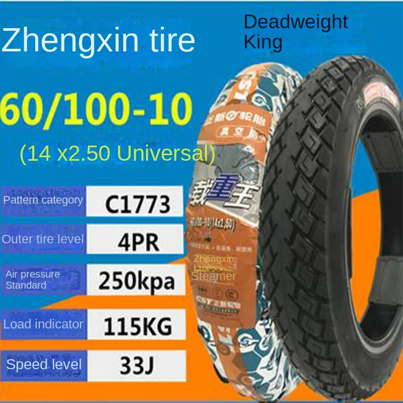 CHAOYANG Tubeless 60/100-10 For electric vehicle vacuum tire 60/100-10 (14x2.50) 14 inch 4PR  For segway c80 H-961