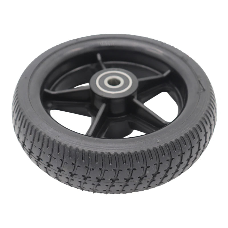 6.5-Inch solid wheels with plastic bearings for hand shopping cart folding electric longboard hoverboards