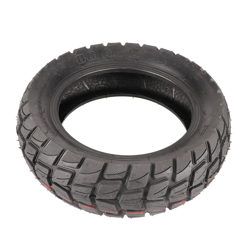 Solid Tyre 80/65-6.5 Thickened Tubeless Tire Puncture Proof Electric Scooter Explosion-proof Off-road Tread Thick Replacement