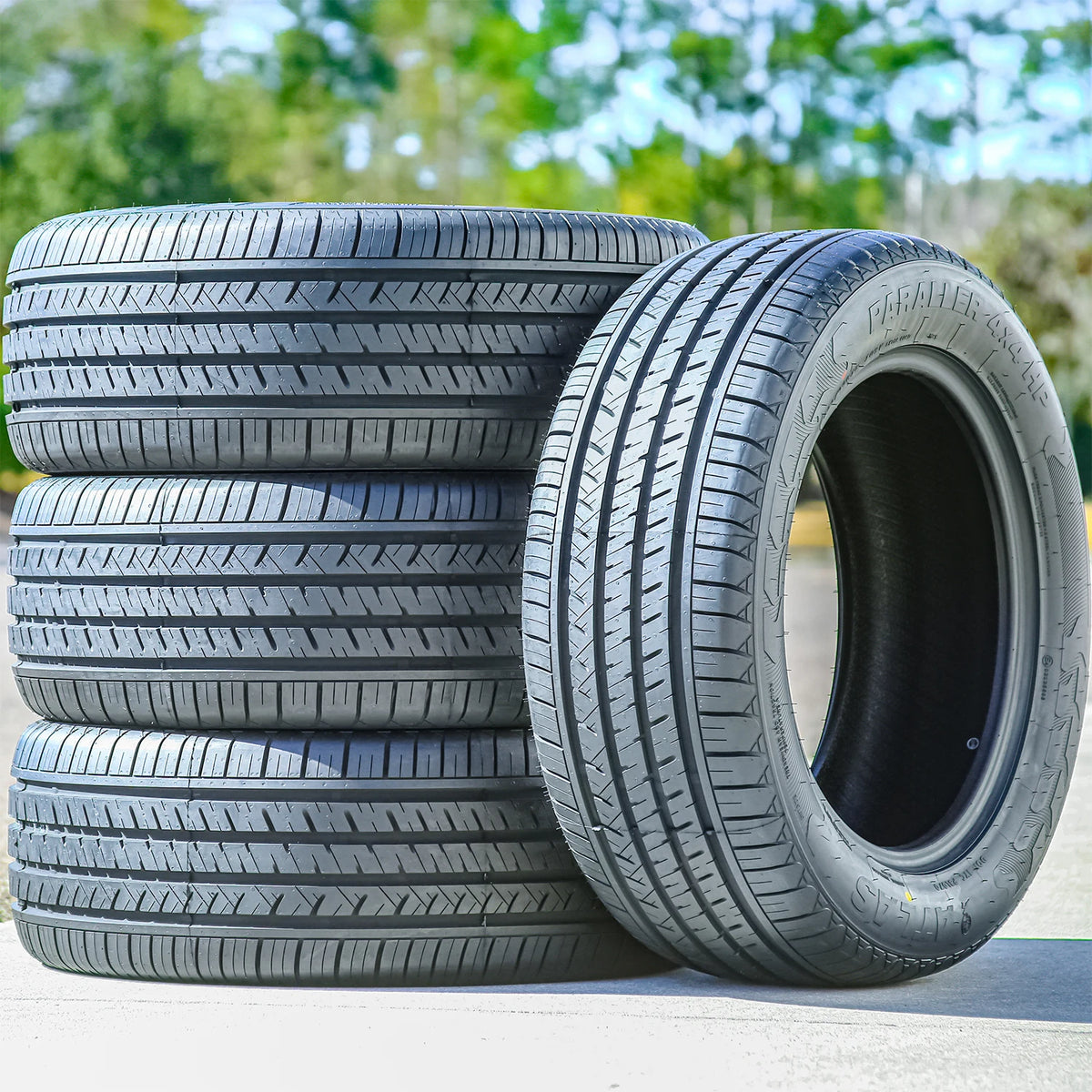 4 Atlas Tire Paraller 4x4 HP 225/55R19 99V All Season 55k Mi Warranty UTQG 480AA