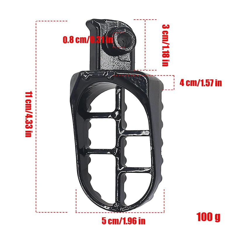 Motorcycle Foot Pegs Rests Footpegs for Yamaha PW50 80 TW200 for XR50R CRF50 CRF70 CRF80 CRF100F Motorbike Chinese Dirt Pit Bike