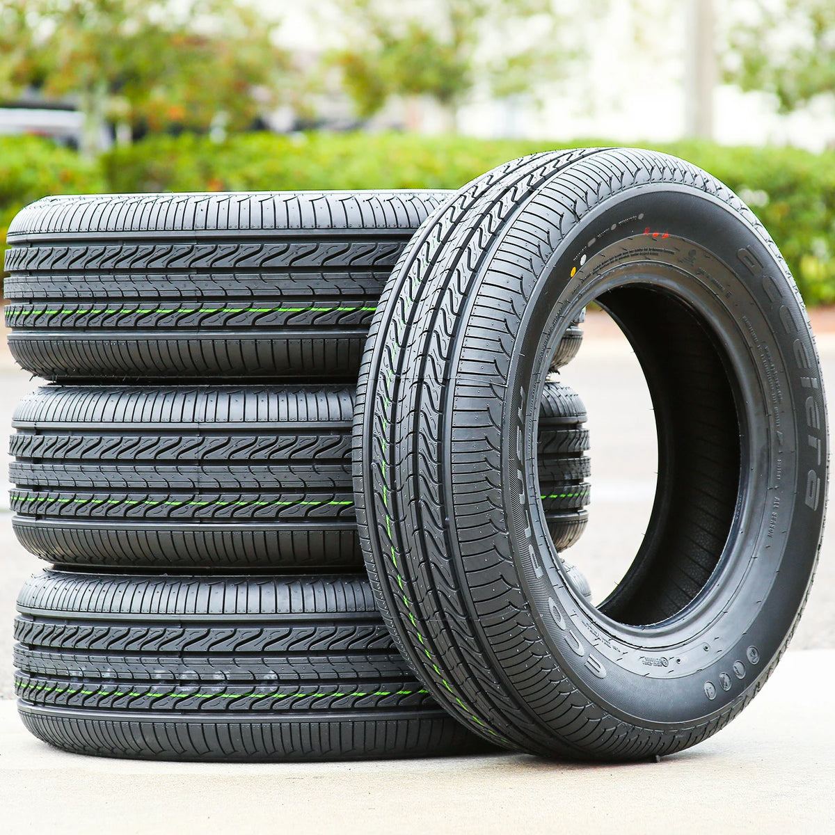 4 Accelera Eco Plush 185/70R14 88H All Season Tires 45k Mi Warranty UTQG 400AA