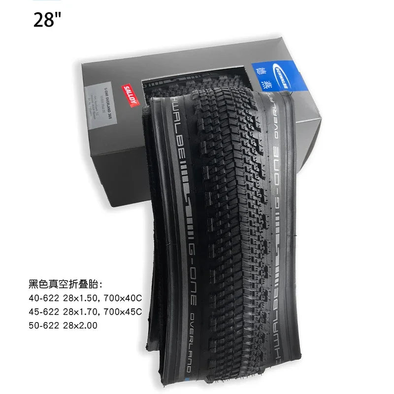 SCHWALBE Original G-ONE OVERLAND 365 Tubeless Bicycle Tire for The All-Season Gravel MTB XC Off-Road Bike Cycling Parts