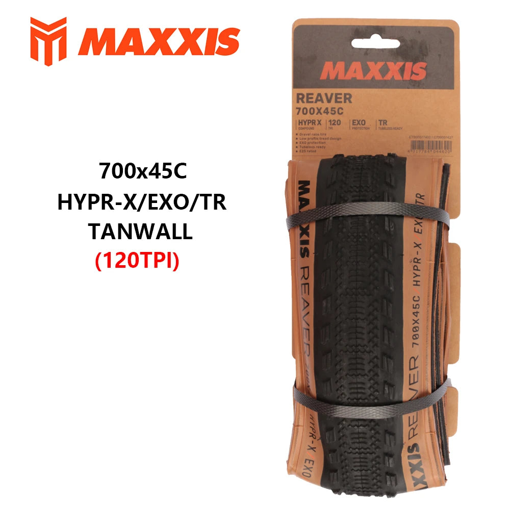 MAXXIS New REAVER RAMBLER RECEPTOR Gravel Tire HYPR-X Tubeless Gravel Bike Tires 700x40C/45C Off Road Bicycle Tires