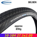 SCHWALBE Original BIG BEN 27.5x2.00 K-Guard Level 3 Puncture Resistant Wired Tire for City Commuter Bicycle Tire Cycling Parts