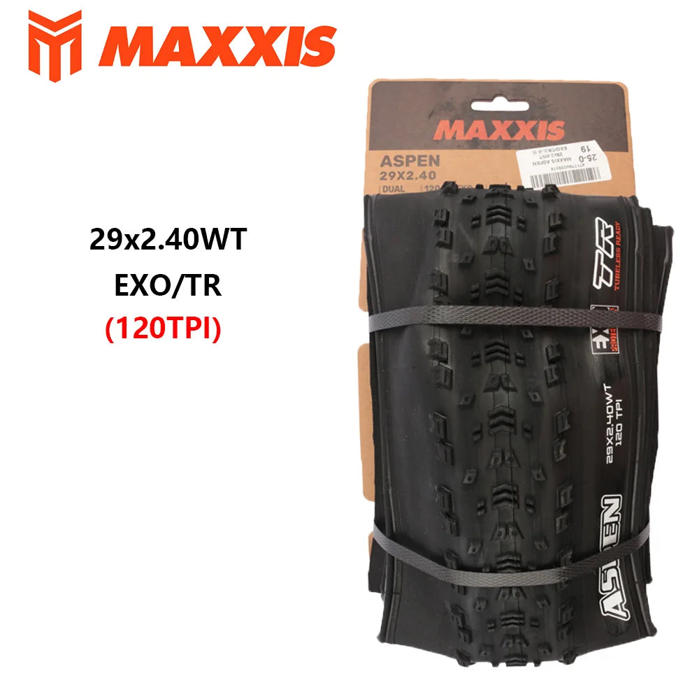 MAXXIS ASPEN Bicycle Tires Original For Off-Road Mountain Bike Vacuum Tires Anti Puncture Tire 29x2.1/2.25/2.4WT EXO/TR Tubeless