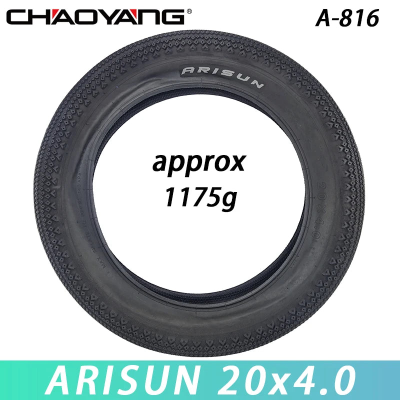 CHAOYANG ARISUN 20x4.0 Fat Tire Snow Bicycle Mobilebike Anti-slip Electric Beach Bike MTB Bicycle Tire Cycling Parts