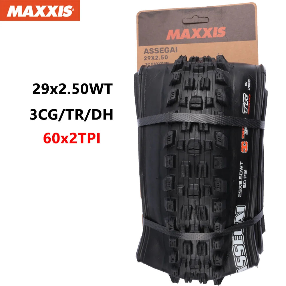 MAXXIS Tire ASSEGAI TUBELESS READY EXO Anti Puncture Bicycle Tires 27.5 / 29 x2.5 For Trail Downhill Conditions Original Parts