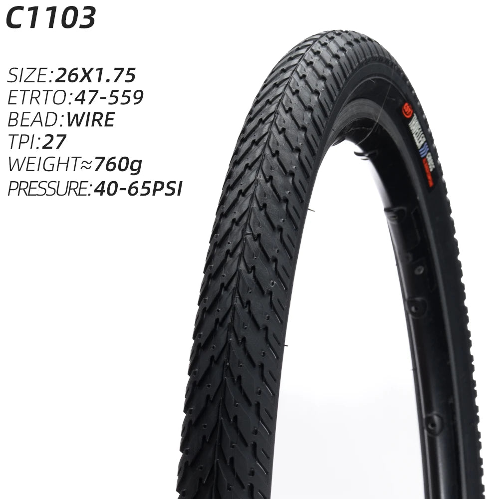 CST C-1103 Urban Commuting Tire Low Rolling Resistance Lightweight Anti-Slip Sizes: 24/26/700×38C/700×41C