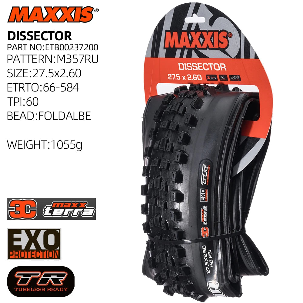 27.5 29 MAXXIS DISSECTOR DH FR AM MOUNTAIN BICYCLE TIRE OF MTB BIKE TYRE 29INCHES 29ER 650B