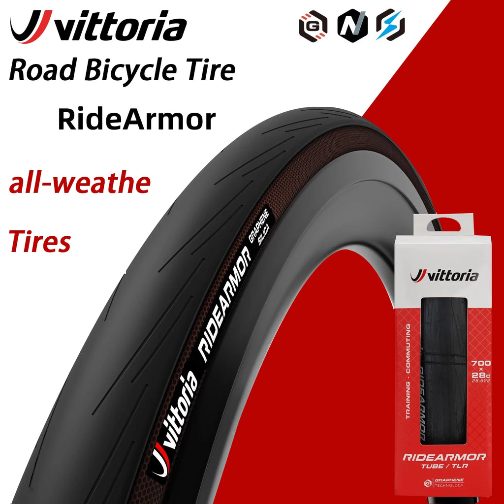 Vittoria Original RideArmor All-season Tubeless-Ready Road Bicycle Folding Tires 700x26c/28c/30c/32c/34c/36c/38c Cycling Parts