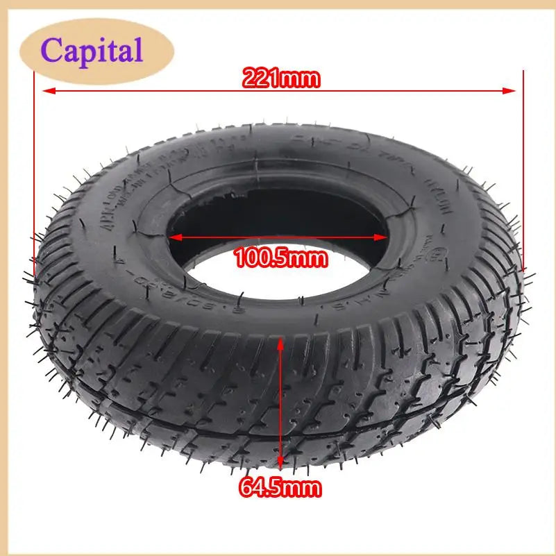 2.80/2.50-4Tire with Inner Tube 2.80/2.50-4 fits Gas / Electric Scooter ATV Elderly Mobility Scooter Motorcycles bikecle