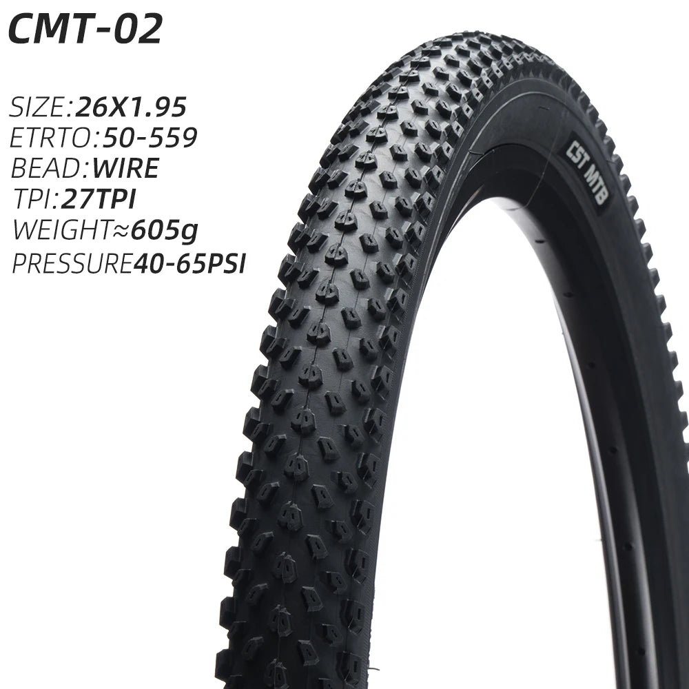 CST CMT-02 MOUNTAIN BICYCLE TIRE OF KID BIKE TYRE MTB 20 22 24 26 INCHES 20X1.95 22X1.95 24X1.95 26X1.95