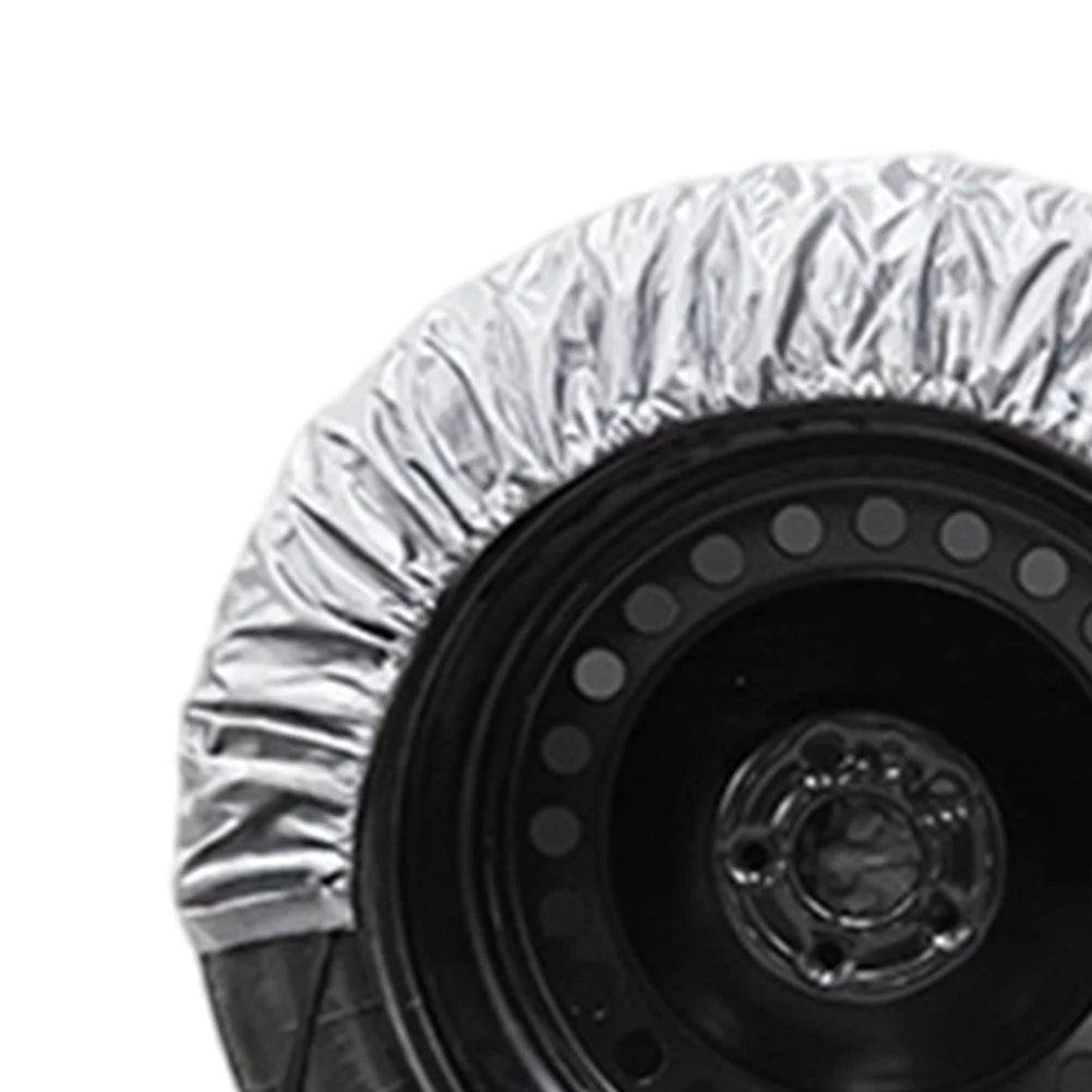 Spare Tire Cover Waterproof Automotive Wheel Protector UV Resistant Auto Tire Cover for Sun Rain Snow Tyre Protection