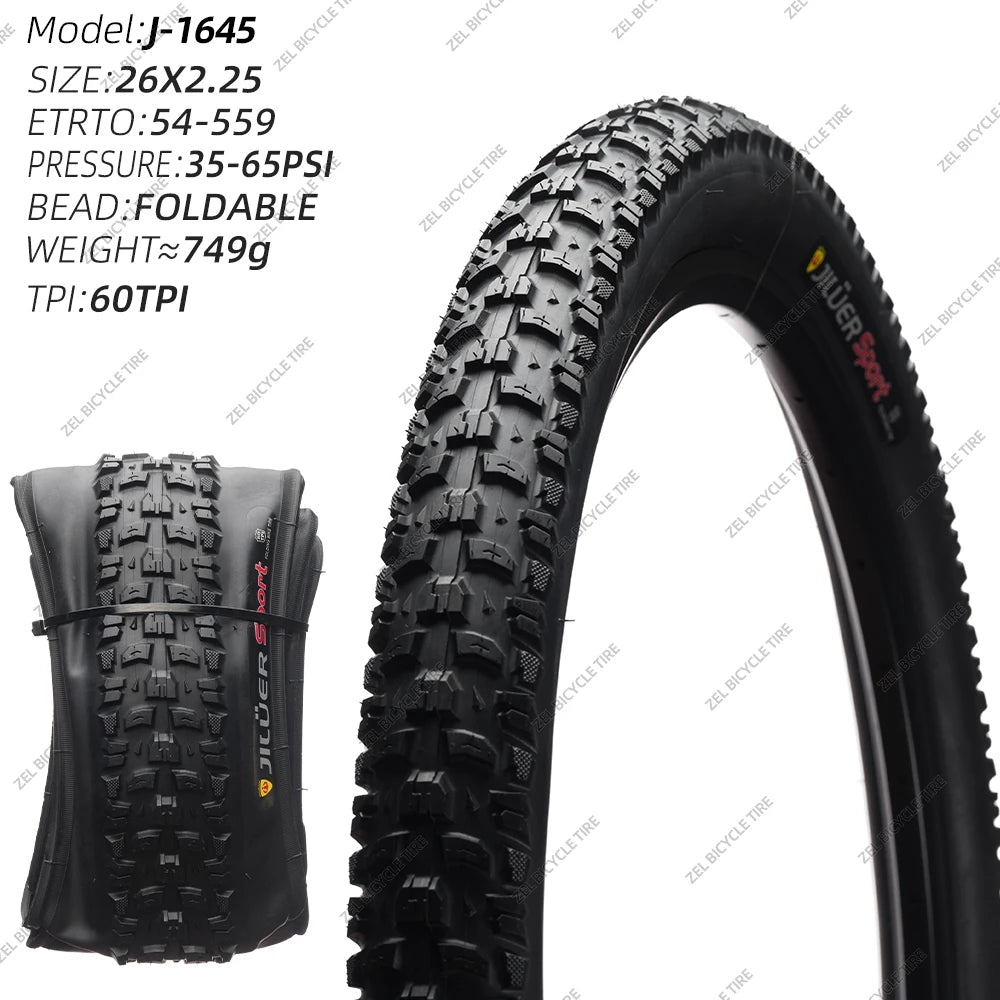 JILUER MOUNTAIN BICYCLE TIRE FOLDING BEAD SOFT STEEL WIRE BEAD 26INCH 27.5INCH 29INCH MTB TYRE BIKE PART