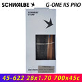 SCHWALBE Original G-ONE RS PRO 700x35c/40c/45c Tubeless Folding Tire for XC Race Gravel Bike Touring Bicycle Cycling Parts