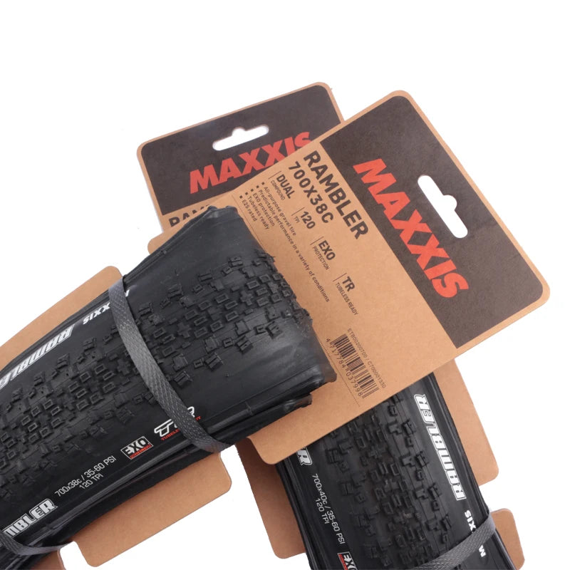 MAXXIS RAMBLER Gravel Tires Anti Puncture Tubelss Gravel Tire 700x38C/40C/45C/50C 650x47B Off Road Bicycle Tires