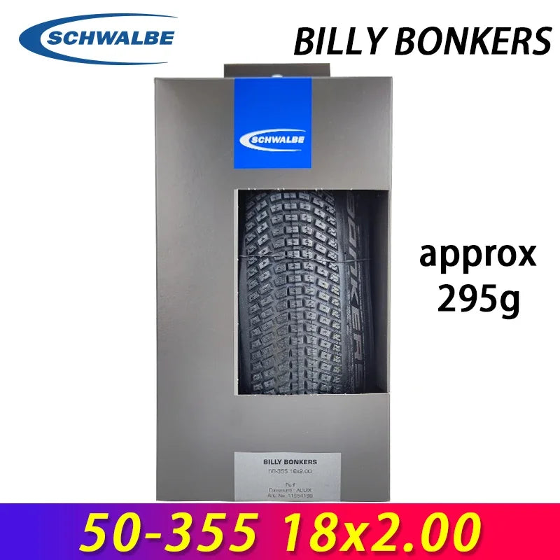 SCHWALBE Original BILLY BONKERS 18/20x1.50 2.00/26x2.10 Folding Tire for Dirt Jump MTB Bike BMX PumpTrack Bicycle Cycling Parts