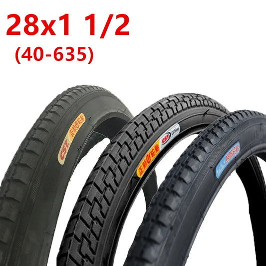 28 inch Bike Tire 28x1 1/2 Old Style 28 Inch Bicycle Tire Cycling Tires 28" 40-635 For Traditional Old Style Bicycle 28*1 1/2