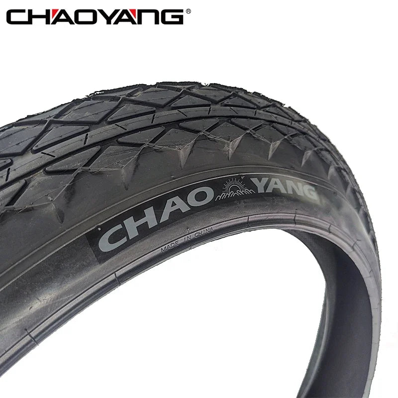 CHAOYANG 26x4.0 Bicycle Half Bald Bike Fat 26 Inch Tire Cycling Tires Road MTB Electric 20PSI Bicycle Parts