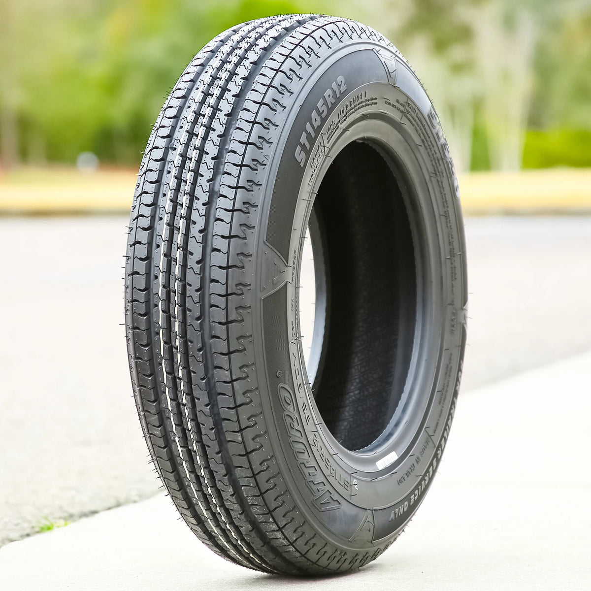 2 Tires Atturo ST320 Steel Belted ST 185/80R13 Load D 8 Ply Trailer