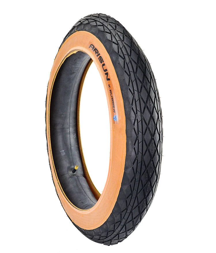 CHAOYANG ARISUN 20x4.0 Fat Tire Snow Bicycle Mobilebike 20PSI Brown Edge Anti-slip Electric Beach 60TPI Bike MTB Bicycle Tire