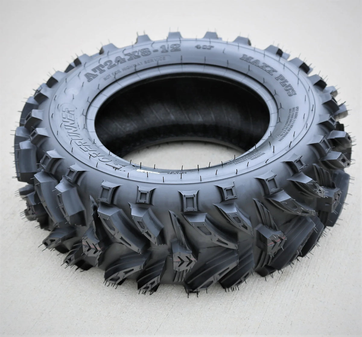 Forerunner Maxx Plus 24x8.00-12 24x8-12 24x8x12 40F 6 Ply M/T Mud ATV UTV Tire