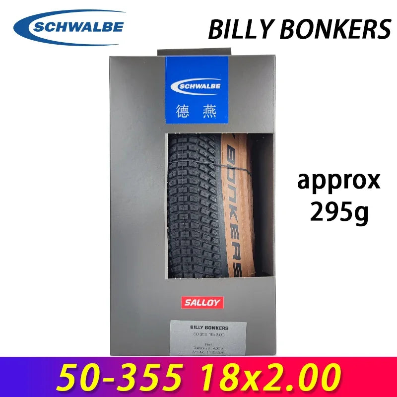 SCHWALBE Original BILLY BONKERS 18/20x1.50 2.00/26x2.10 Folding Tire for Dirt Jump MTB Bike BMX PumpTrack Bicycle Cycling Parts