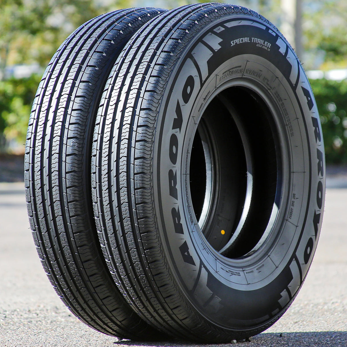 2 Tires Arroyo Special Trailer Semi-Steel ST 225/90R16 Load F 12 Ply Trailer