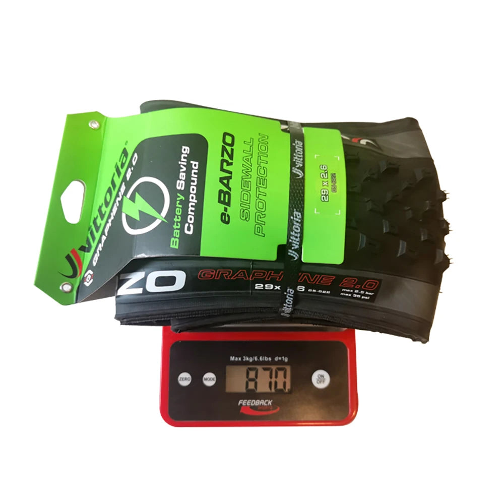 Pneu Vittoria E-Barzo 29x2.25 MTB Tire Electric bike Tubeless Ready TNT Graphene G2.0 Anthracite Tyre rim 29 mtb Cross Country