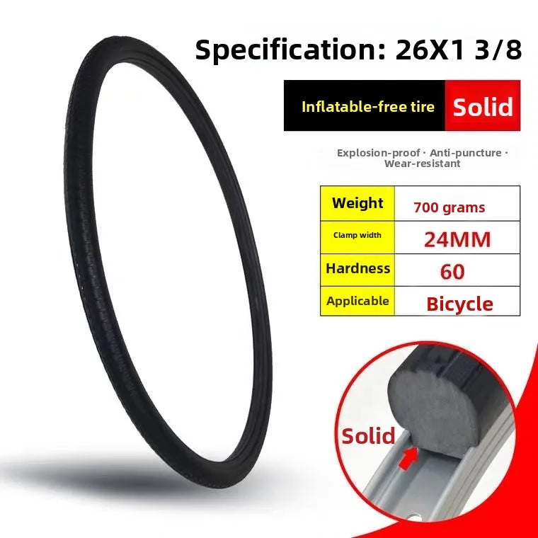 26-Inch  Tire for Bicycles 26x.95 Iatable Tire 24/26x 3/8 Bicycle  Tire with Inner Tube Cycling Equipment Acce...