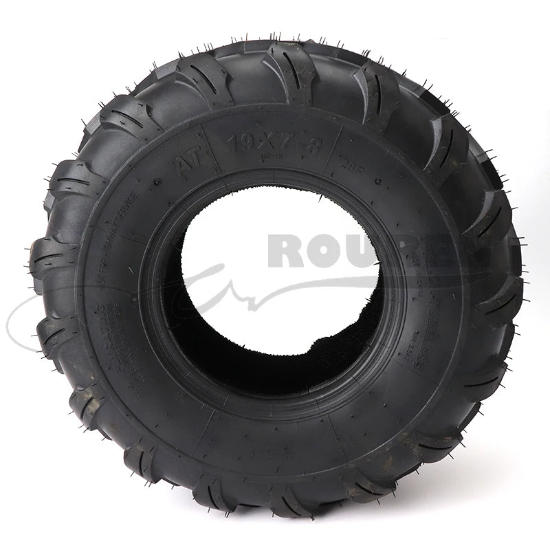 2pcs/lot ATV 19x7.00-8 19x7-8 inch tyres tubeless tires for 150cc 250cc four wheel vehcile motorcycle front wheels vacuum tire