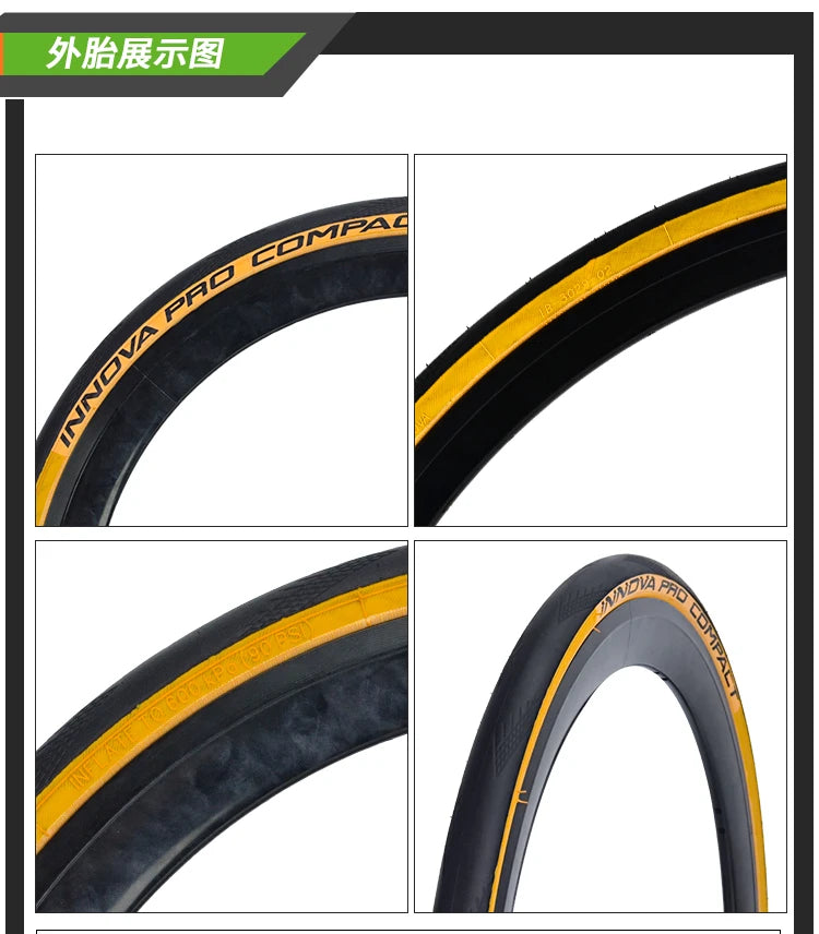 INNOVA-PRO Original 28-451 20x1 1/8 BMX Small Wheel Bike Racing Tire 20inch Folding Tires IB-3029 Cycling Parts
