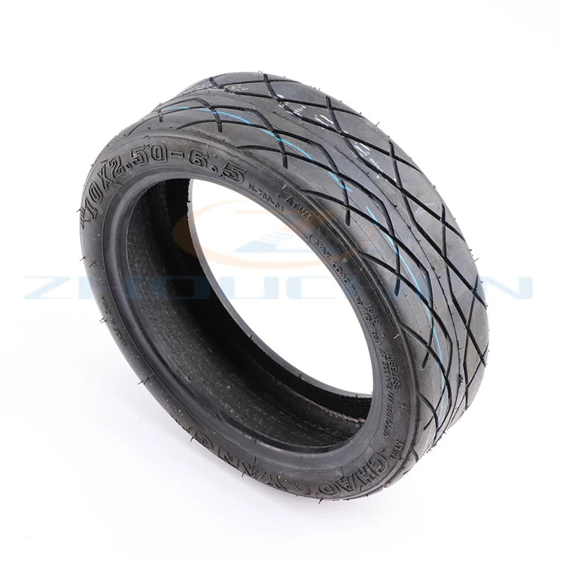 10X2.50-6.5 Tubeless Tires Fits for 10 Inches Electric Scooter 36V 48V Motor Hub Front or Rear Wheel Vacuum Tyres Accessories