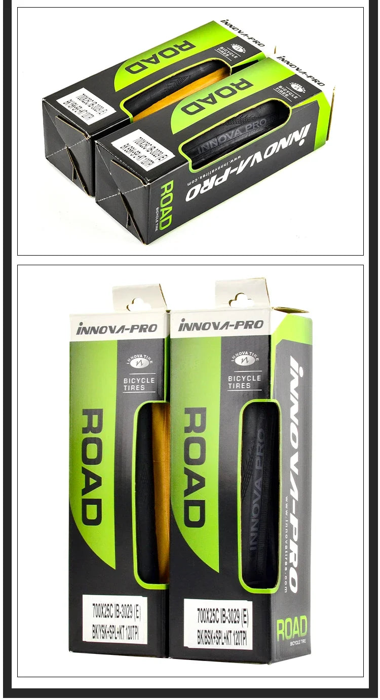 INNOVA Original 700C 700x25c/28c/30c Racing Folding Tire 120TPI for Road Bicycle Racing Bike IB-3029 Cycling Parts