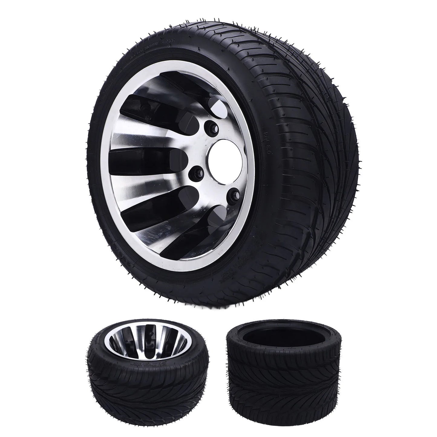 10 Inch 235/30-10 Tire Go Kart Tire All Terrain Multifunction Excellent Traction Rubber for ATV UTV Go Kart Golf Cart Lawn Mower