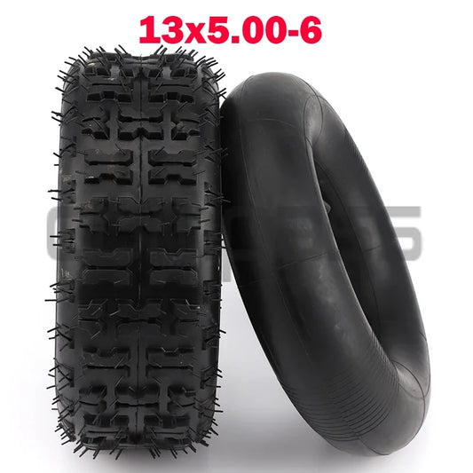 13X5.00-6 Inch Beach Snow Plow Butterfly Flower Tires 13*5.00-6 Inch for ATV UTV Go KART Karting Motorcycle Accessories