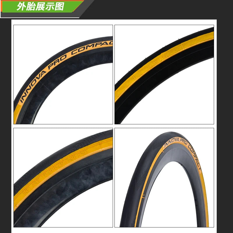 INNOVA-PRO Original 28-451 20x1 1/8 BMX Small Wheel Bike Racing Tire 20inch Folding Tires IB-3029 Cycling Parts