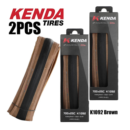 2PCS KENDA Bicycle Tires K1018/K925/K1092 700x25C/28C Road Bike Clincher Tires - Foldable Gravel Bike Tyres