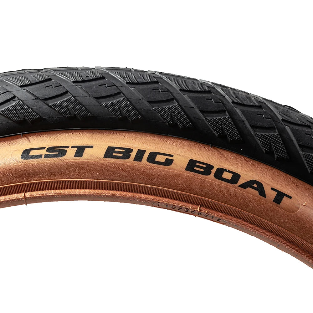 CST Fat Tire 26x4.0 CST BIG BOAT CTC-06 CST New Brown Family Top Dark Skin Collection Electric Bicycle Tire 26x4.0 Inner Tube