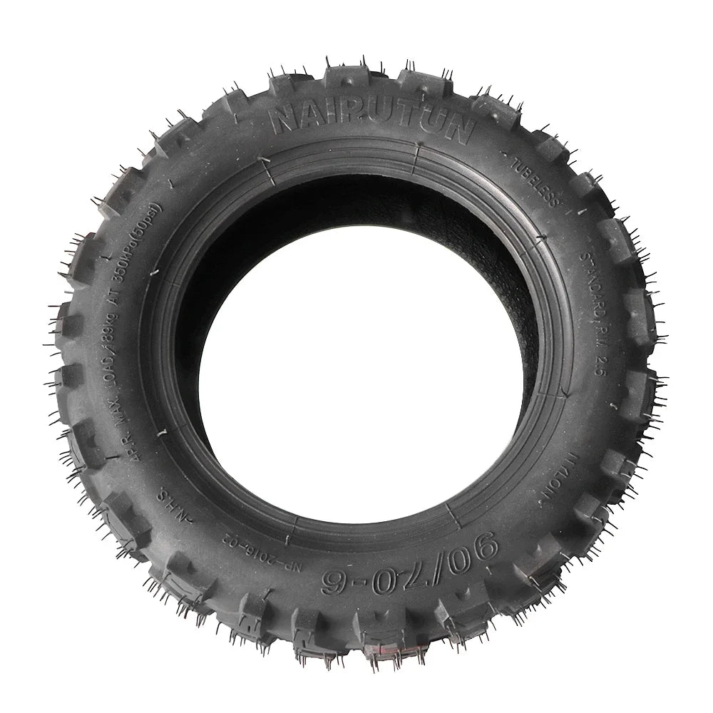 11 Inch 90/65-6.5 Tubeless Tyre OffRode Tubeless Tyre for Zero 11x Electric Scooter Thickened Rubber Replacement Tyres
