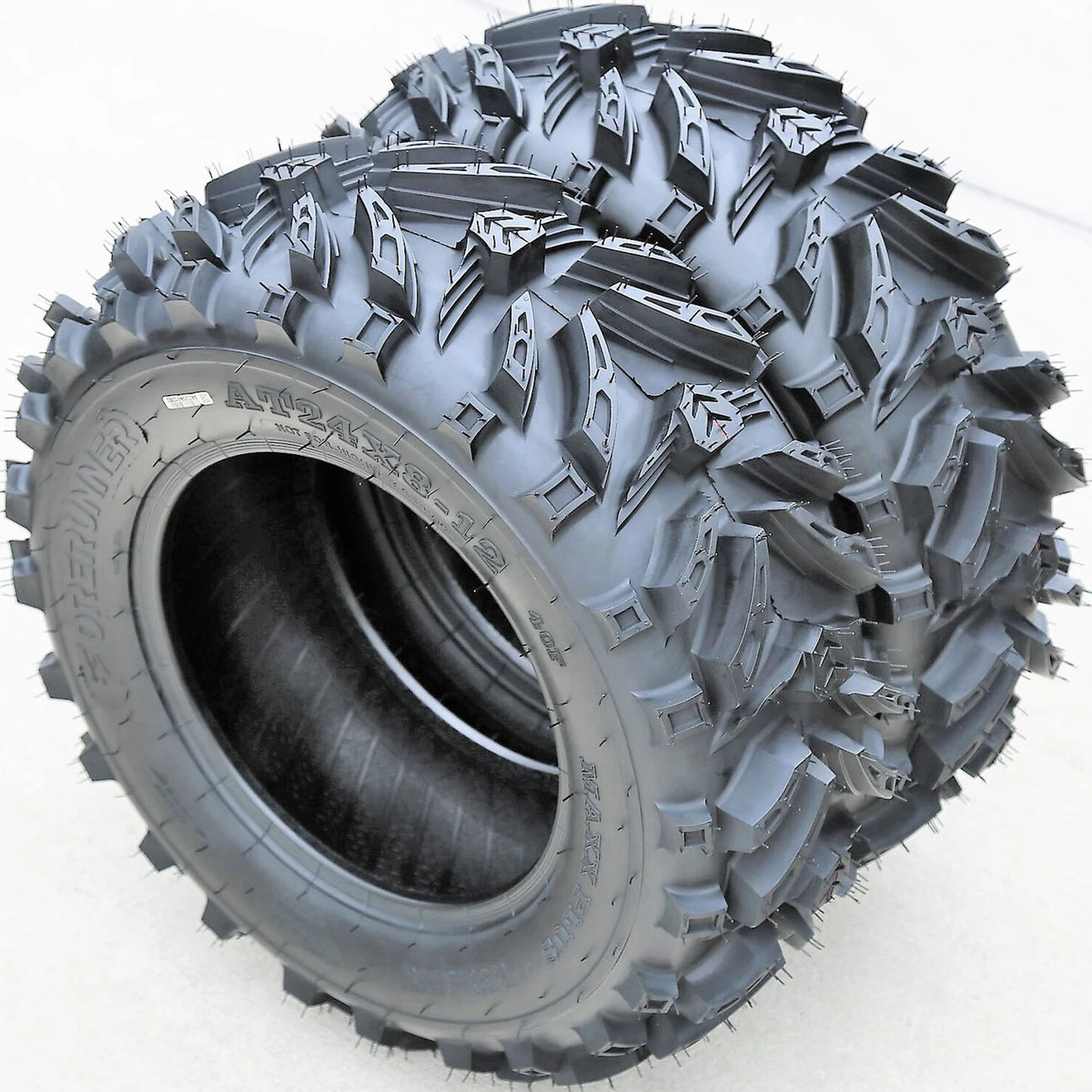 Forerunner Maxx Plus 24x8.00-12 24x8-12 24x8x12 40F 6 Ply M/T Mud ATV UTV Tire