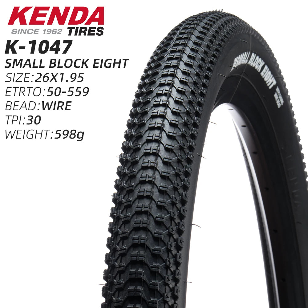26 27.5 29 KENDA K-1047 SMALL BLOCK EIGHT MOUNTAIN BICYCLE TIRE OF MTB BIKE TYRE XC